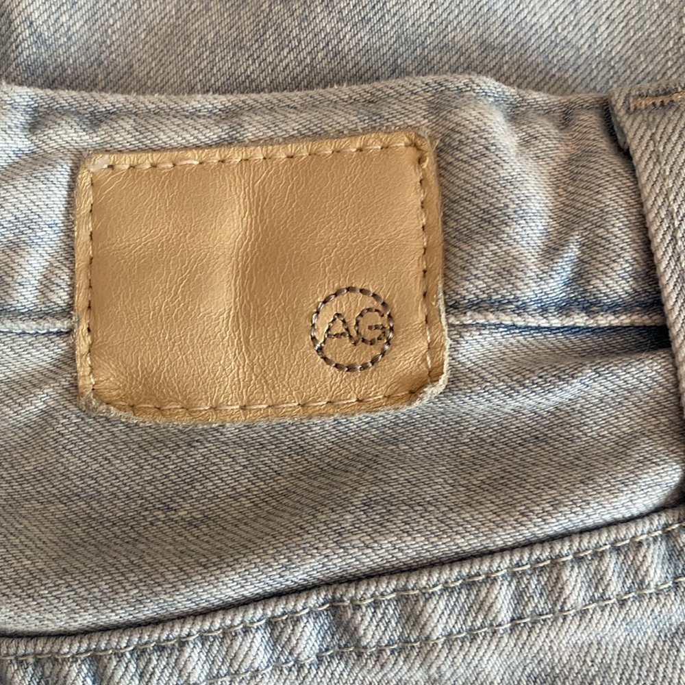 AG jeans Kora high rise wide leg light wash jeans size 27 light wear goldschmeid - Picture 11 of 11